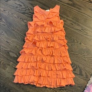 Girls crew cuts ruffle dress size 6/7
